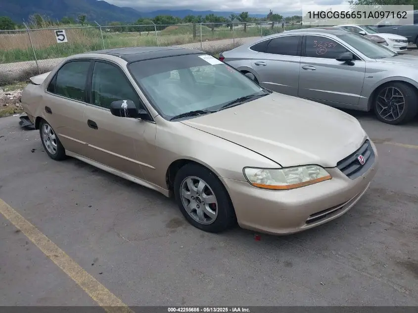 2001 Honda Accord 2.3 Ex VIN: 1HGCG56651A097162 Lot: 42255686