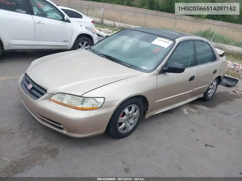 2001 Honda Accord 2.3 Ex VIN: 1HGCG56651A097162 Lot: 42255686