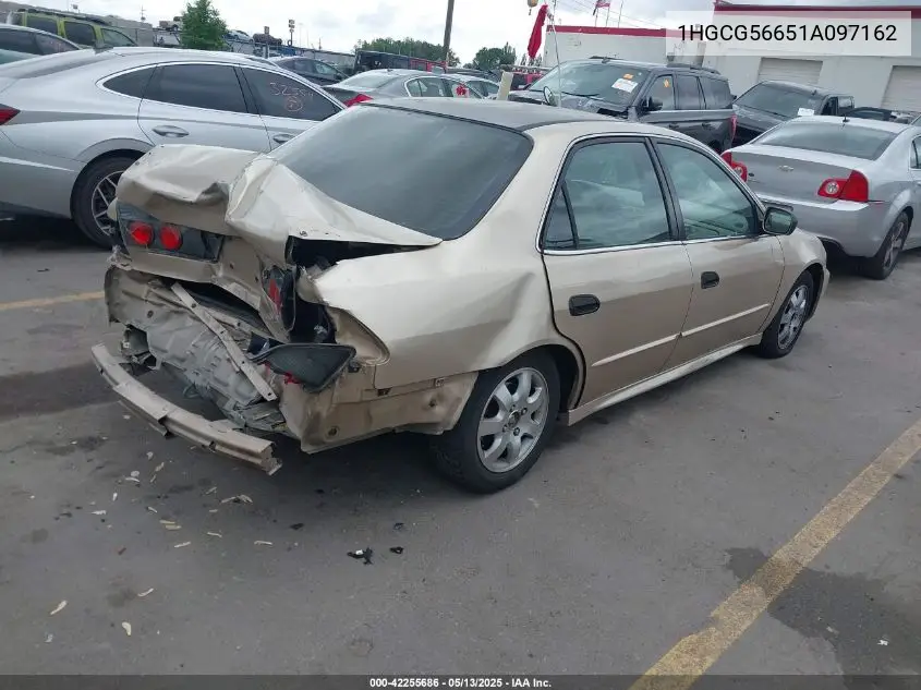 2001 Honda Accord 2.3 Ex VIN: 1HGCG56651A097162 Lot: 42255686