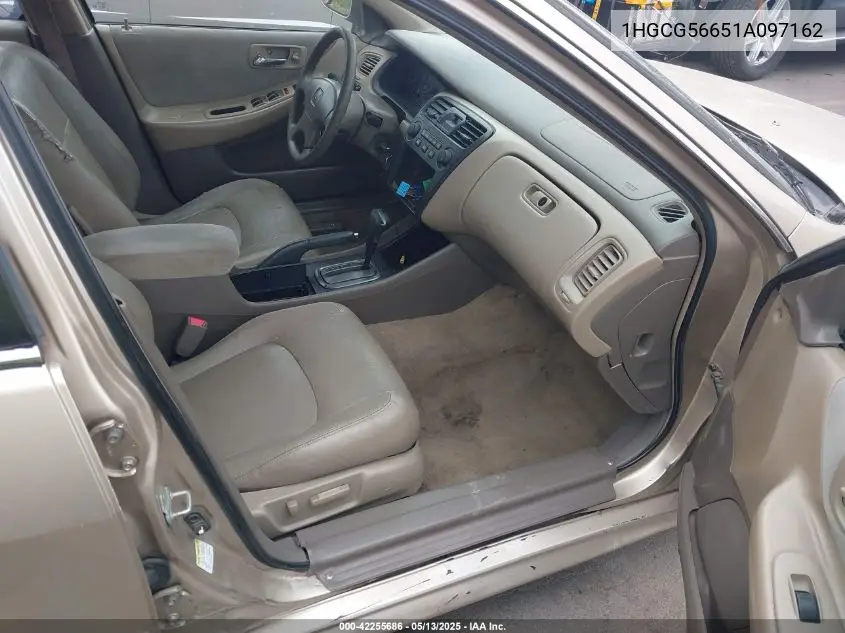2001 Honda Accord 2.3 Ex VIN: 1HGCG56651A097162 Lot: 42255686