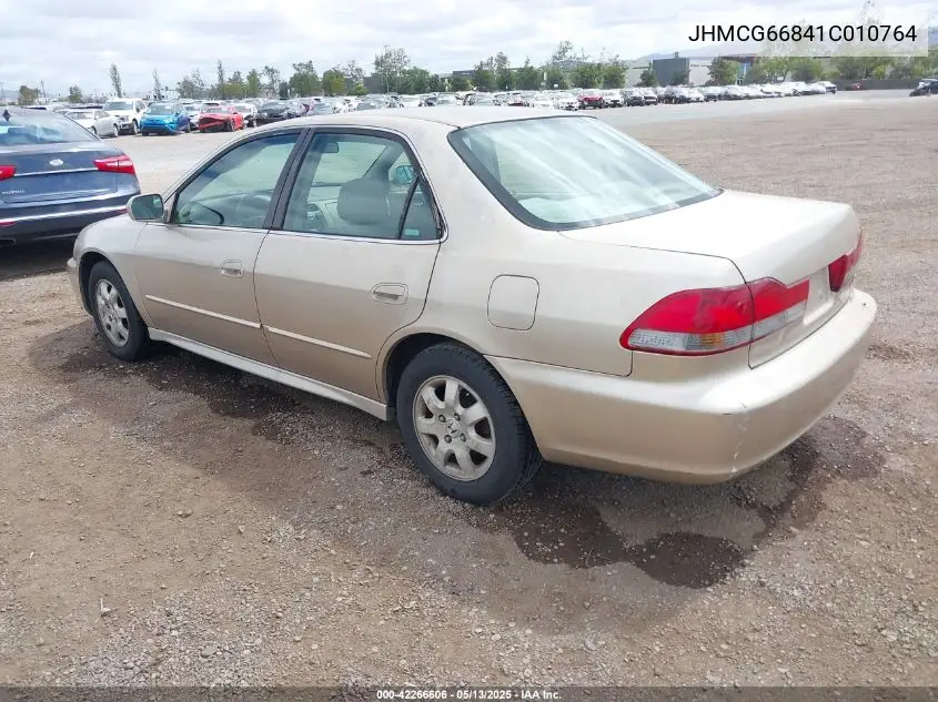 2001 Honda Accord 2.3 Ex VIN: JHMCG66841C010764 Lot: 42266606