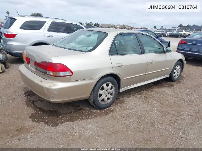 2001 Honda Accord 2.3 Ex VIN: JHMCG66841C010764 Lot: 42266606