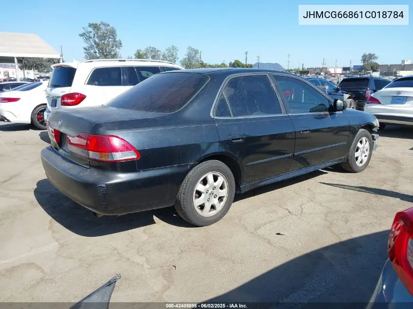 2001 Honda Accord 2.3 Ex VIN: JHMCG66861C018784 Lot: 42405898