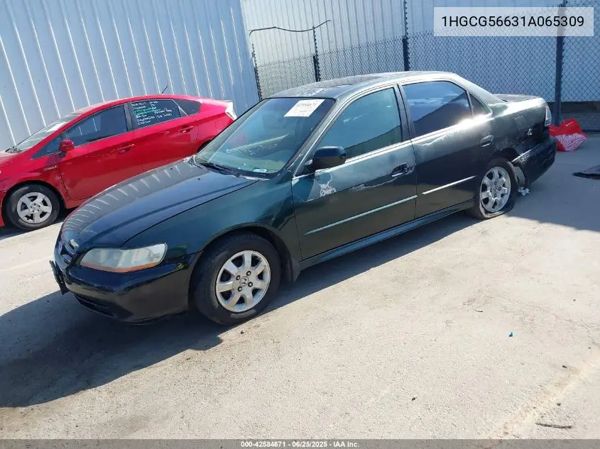 2001 Honda Accord 2.3 Ex VIN: 1HGCG56631A065309 Lot: 42584671