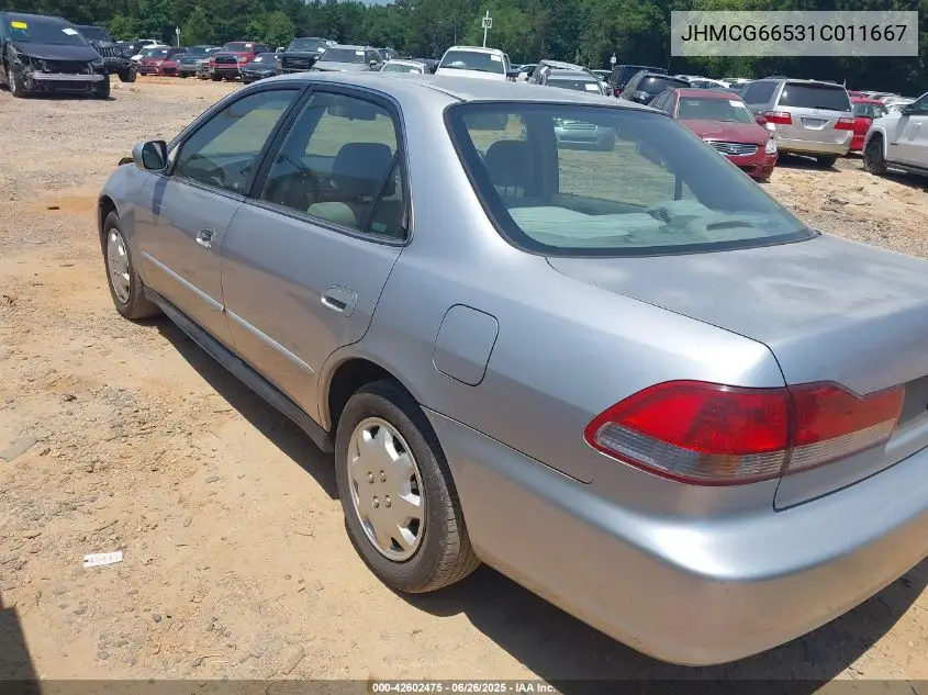 2001 Honda Accord 2.3 Lx VIN: JHMCG66531C011667 Lot: 42602475