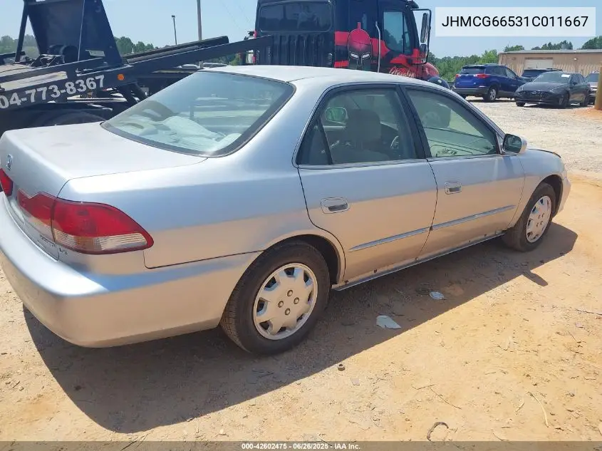 2001 Honda Accord 2.3 Lx VIN: JHMCG66531C011667 Lot: 42602475