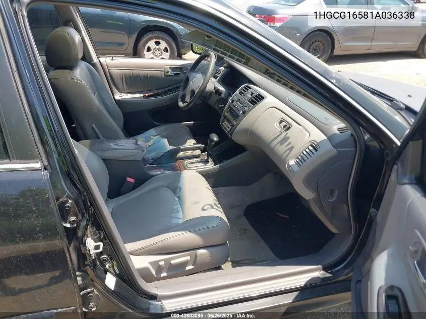 2001 Honda Accord 3.0 Ex VIN: 1HGCG16581A036338 Lot: 42603095
