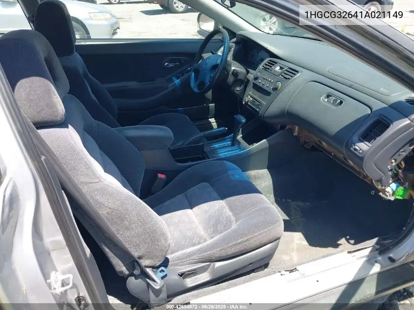 2001 Honda Accord 2.3 Lx VIN: 1HGCG32641A021149 Lot: 42604972