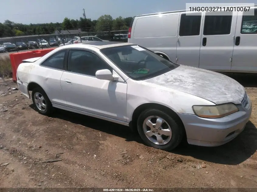 2001 Honda Accord 2.3 Ex VIN: 1HGCG32711A010067 Lot: 42611824