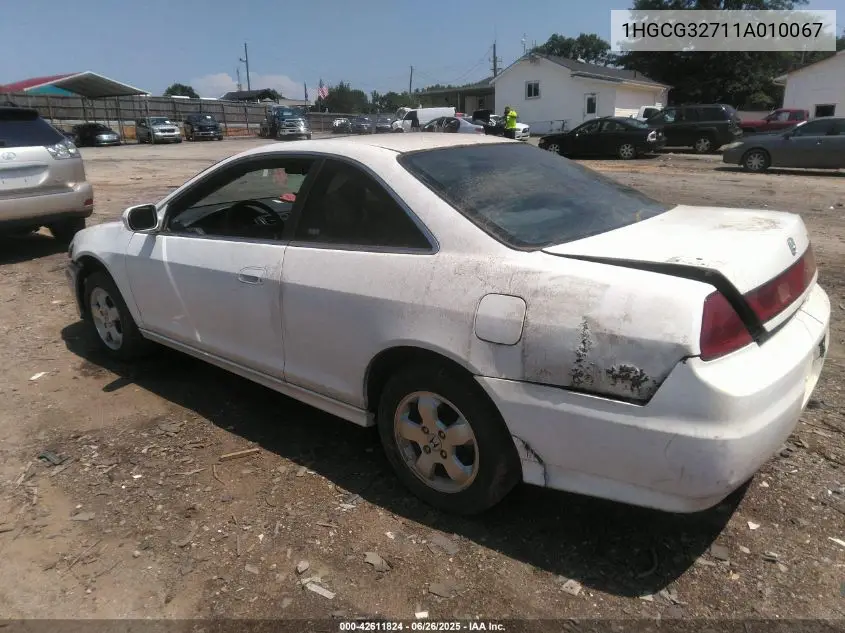 2001 Honda Accord 2.3 Ex VIN: 1HGCG32711A010067 Lot: 42611824
