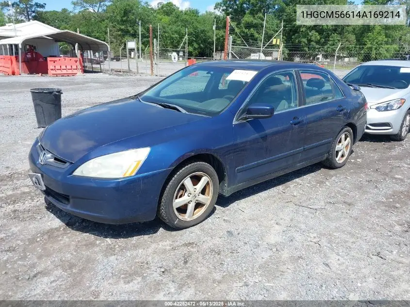 2004 Honda Accord 2.4 Ex VIN: 1HGCM56614A169214 Lot: 42252472