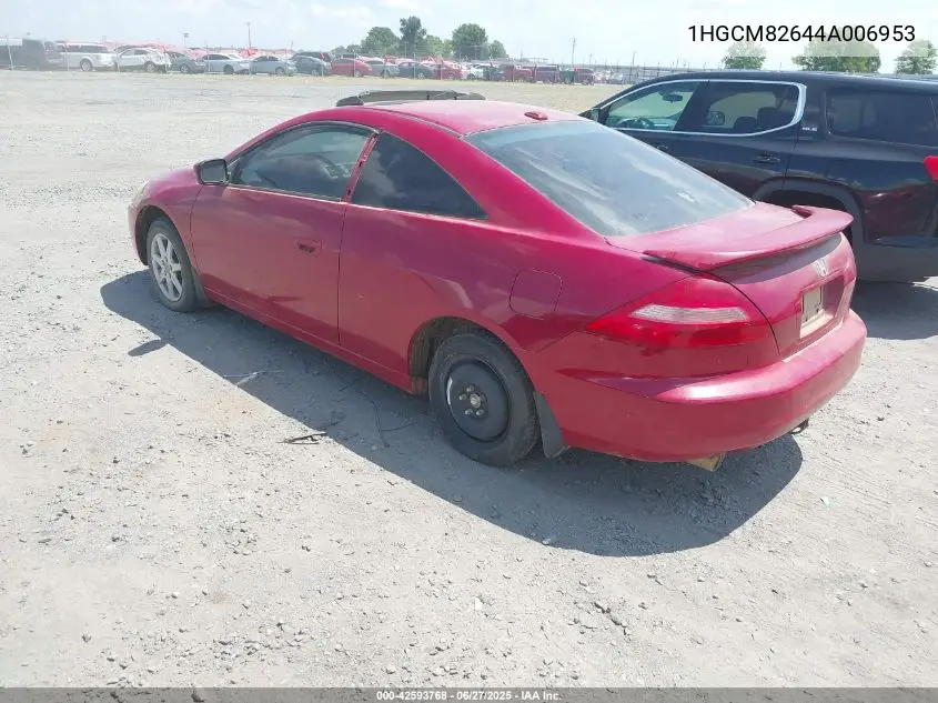 2004 Honda Accord Ex VIN: 1HGCM82644A006953 Lot: 42593768