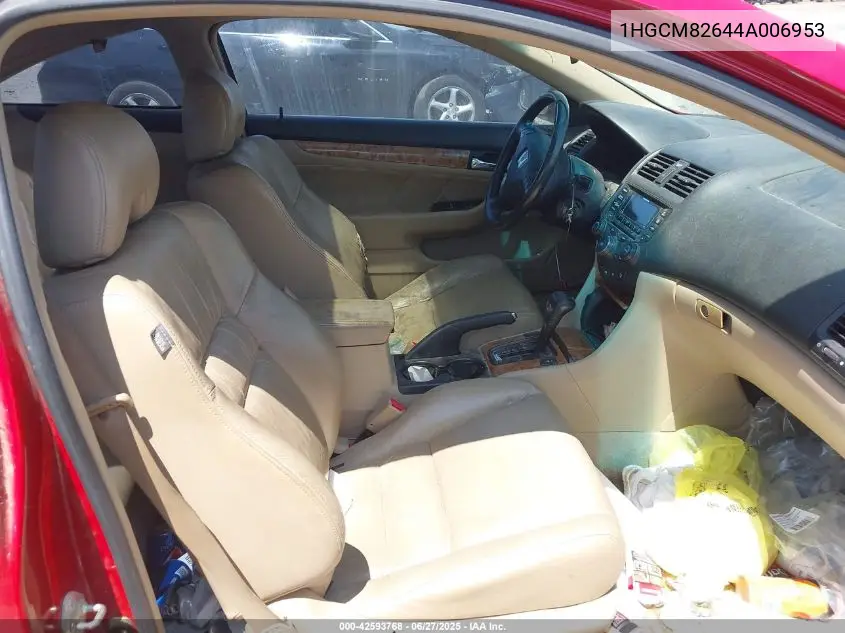 2004 Honda Accord Ex VIN: 1HGCM82644A006953 Lot: 42593768