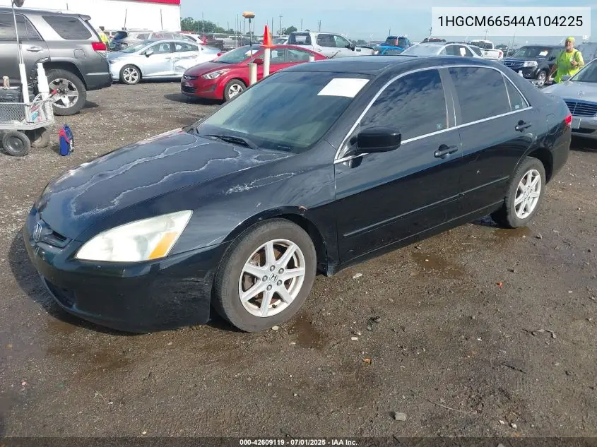 2004 Honda Accord 3.0 Ex VIN: 1HGCM66544A104225 Lot: 42609119