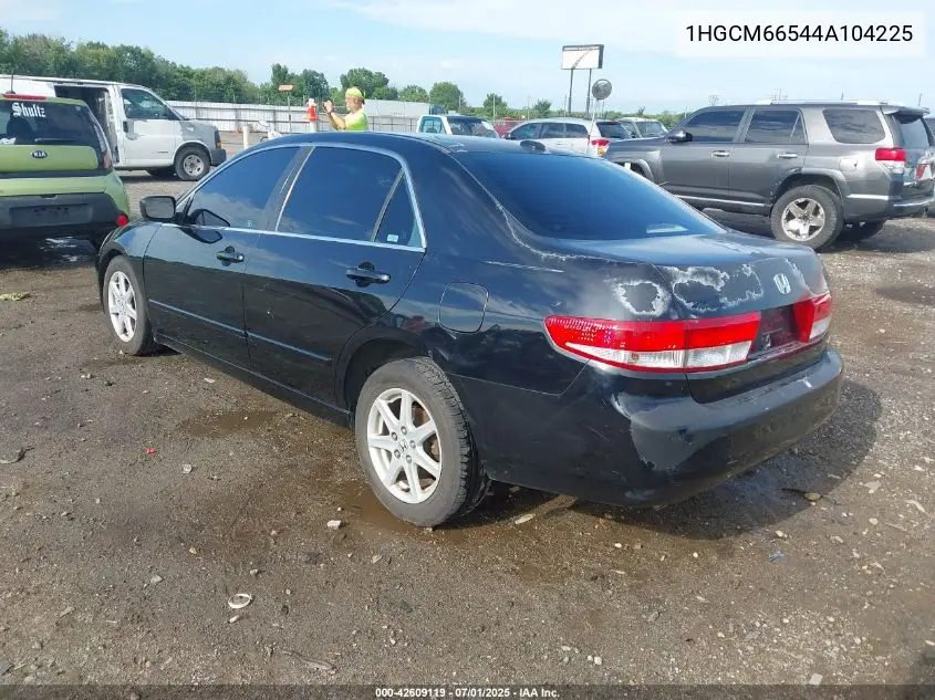 2004 Honda Accord 3.0 Ex VIN: 1HGCM66544A104225 Lot: 42609119
