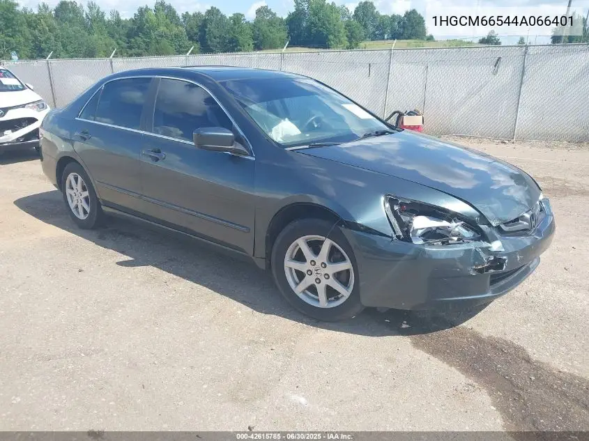 2004 Honda Accord 3.0 Ex VIN: 1HGCM66544A066401 Lot: 42615785