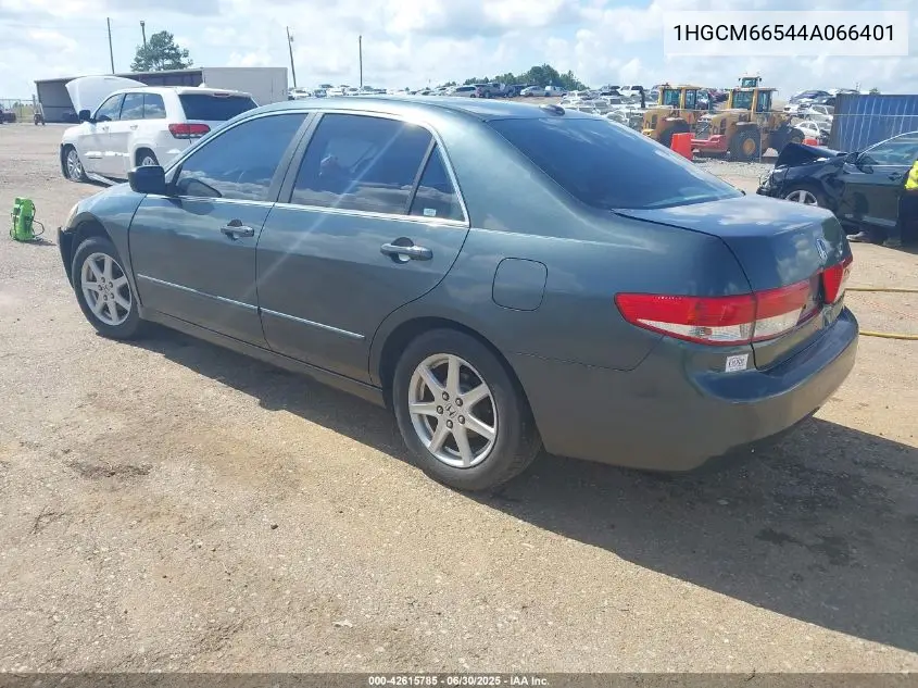 2004 Honda Accord 3.0 Ex VIN: 1HGCM66544A066401 Lot: 42615785