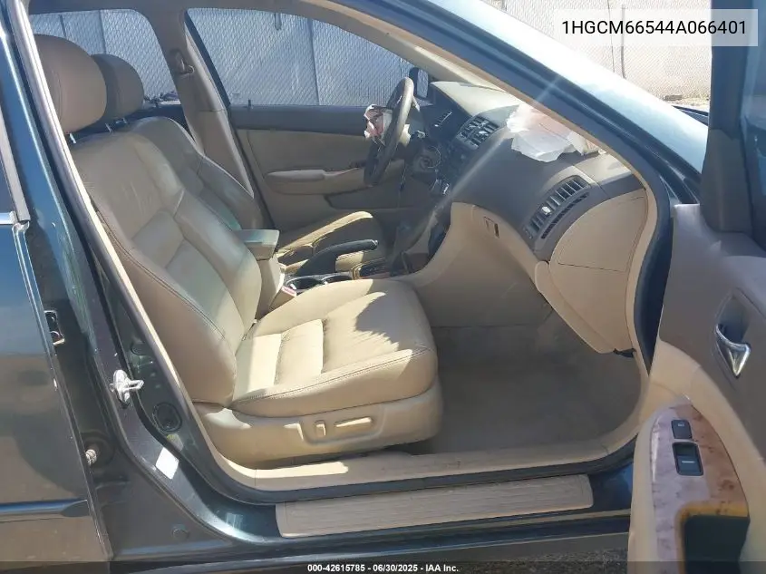 2004 Honda Accord 3.0 Ex VIN: 1HGCM66544A066401 Lot: 42615785