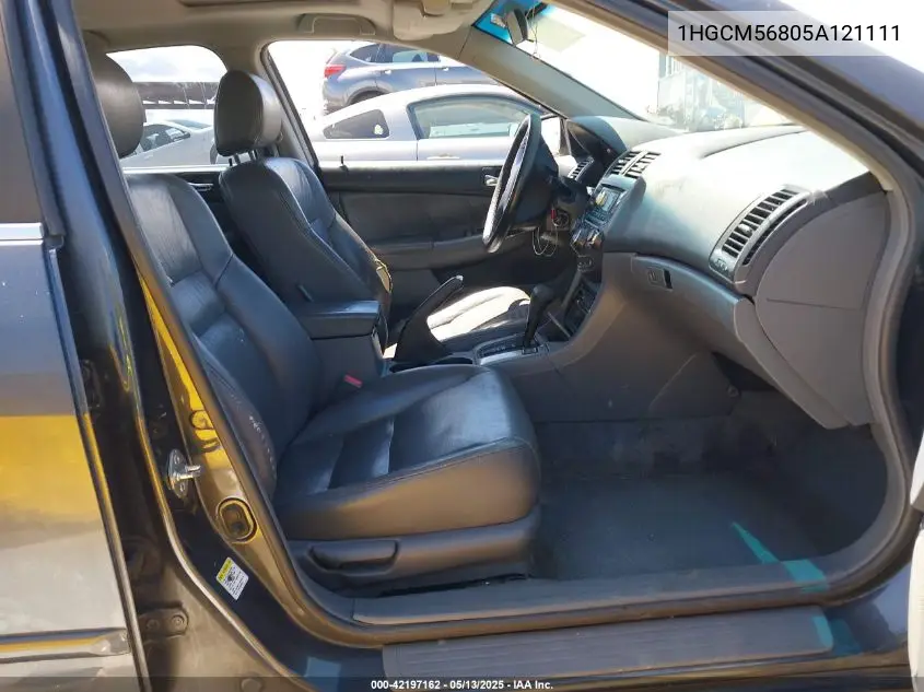 2005 Honda Accord 2.4 Ex VIN: 1HGCM56805A121111 Lot: 42197162