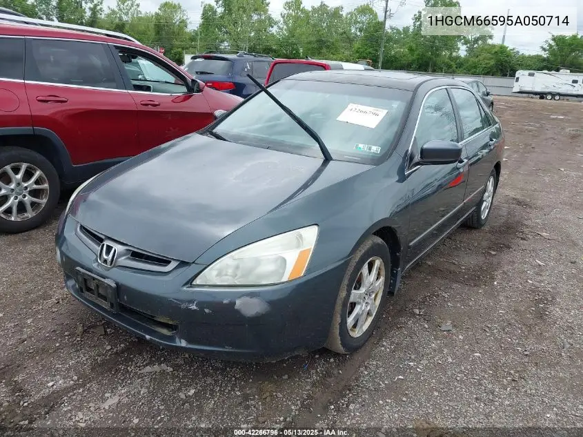 2005 Honda Accord 3.0 Ex VIN: 1HGCM66595A050714 Lot: 42266796