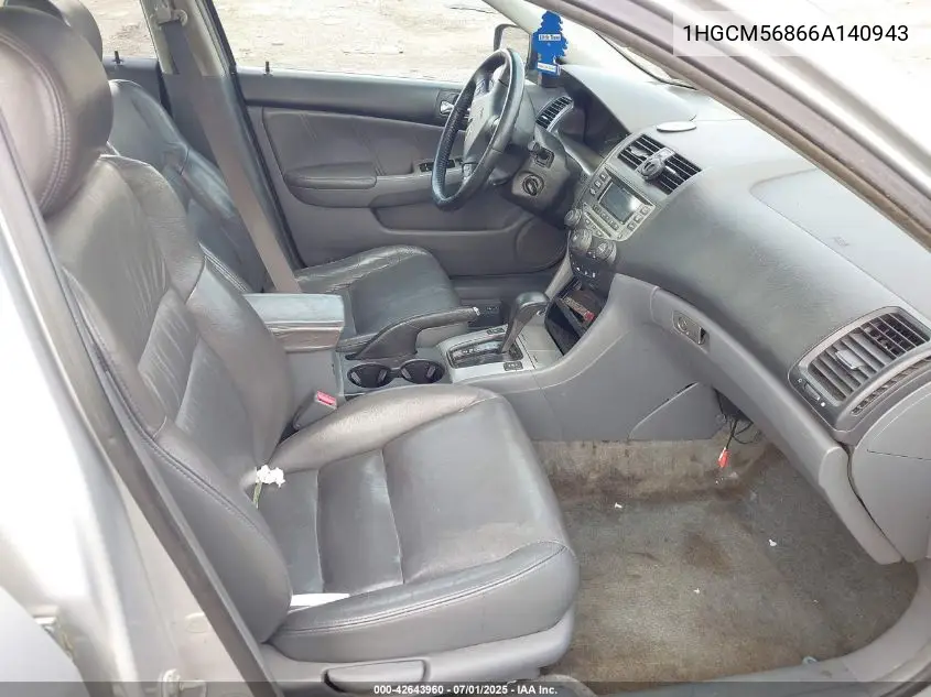 2006 Honda Accord 2.4 Ex VIN: 1HGCM56866A140943 Lot: 42643960
