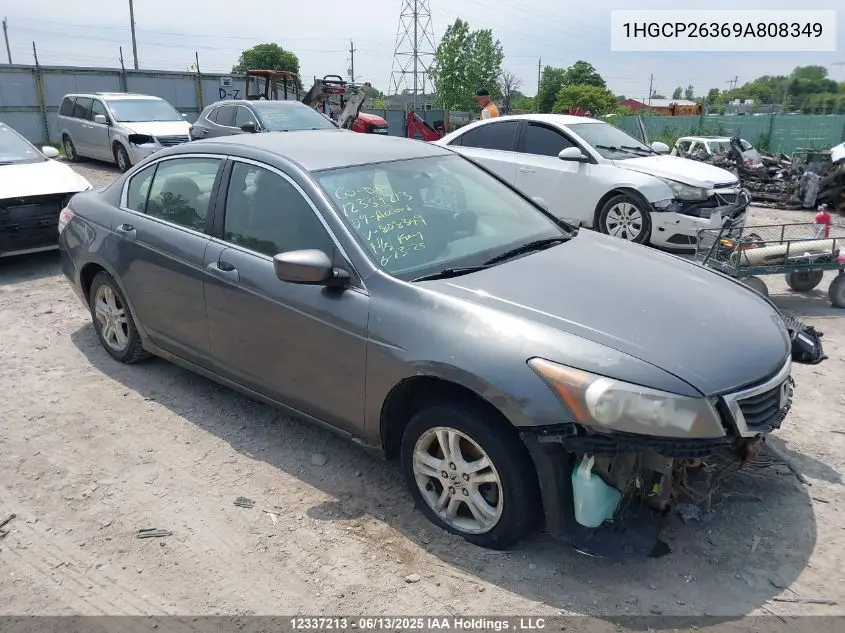 2009 Honda Accord Lx VIN: 1HGCP26369A808349 Lot: 12337213