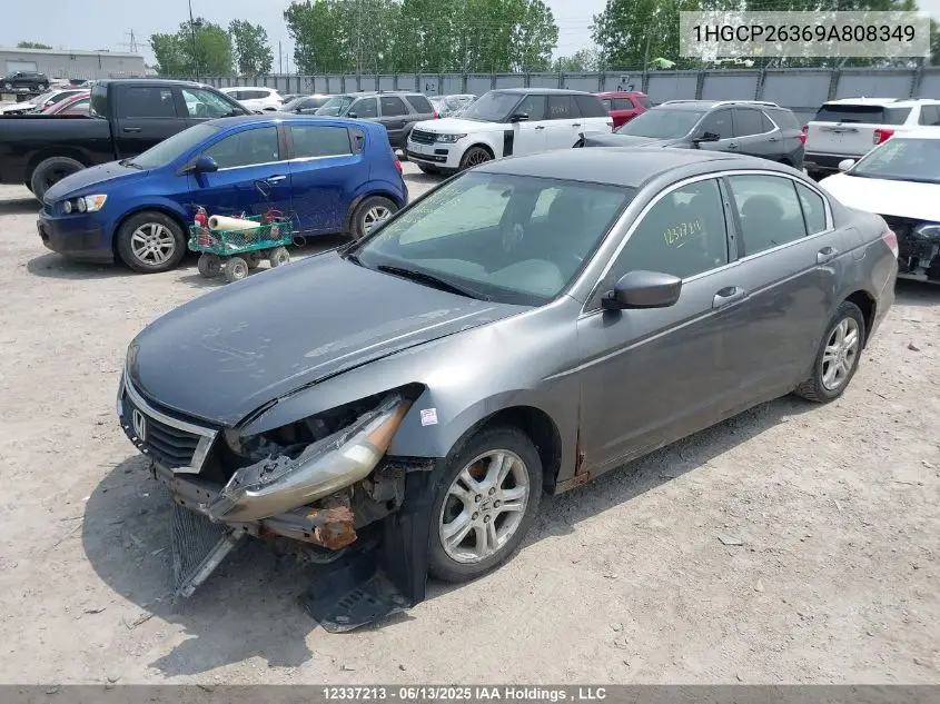 2009 Honda Accord Lx VIN: 1HGCP26369A808349 Lot: 12337213