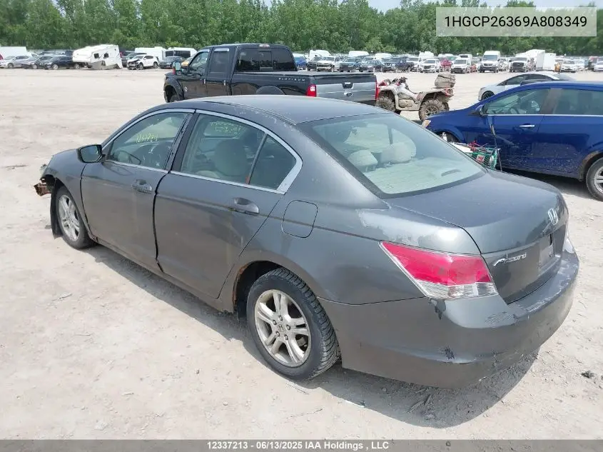 2009 Honda Accord Lx VIN: 1HGCP26369A808349 Lot: 12337213