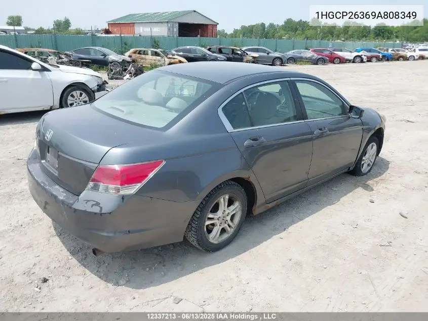 2009 Honda Accord Lx VIN: 1HGCP26369A808349 Lot: 12337213