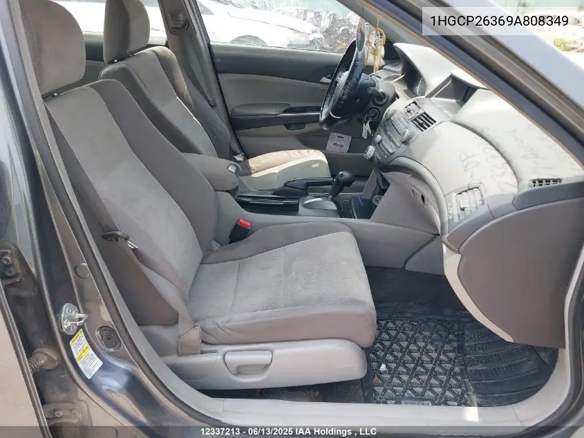 2009 Honda Accord Lx VIN: 1HGCP26369A808349 Lot: 12337213