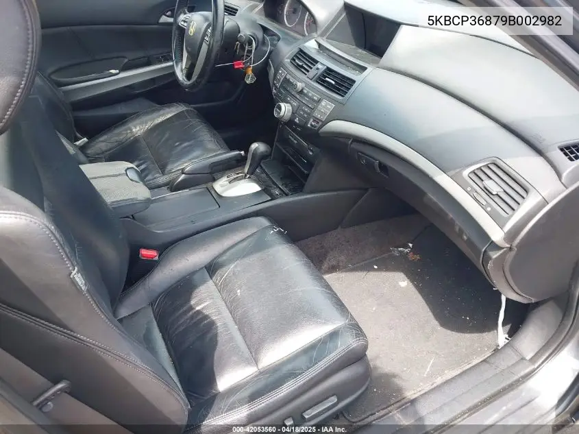 2009 Honda Accord 3.5 Ex-L VIN: 5KBCP36879B002982 Lot: 42053560