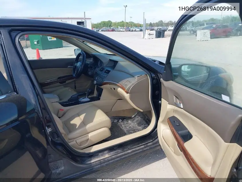 2009 Honda Accord 2.4 Ex-L VIN: 1HGCP26819A009994 Lot: 42250343