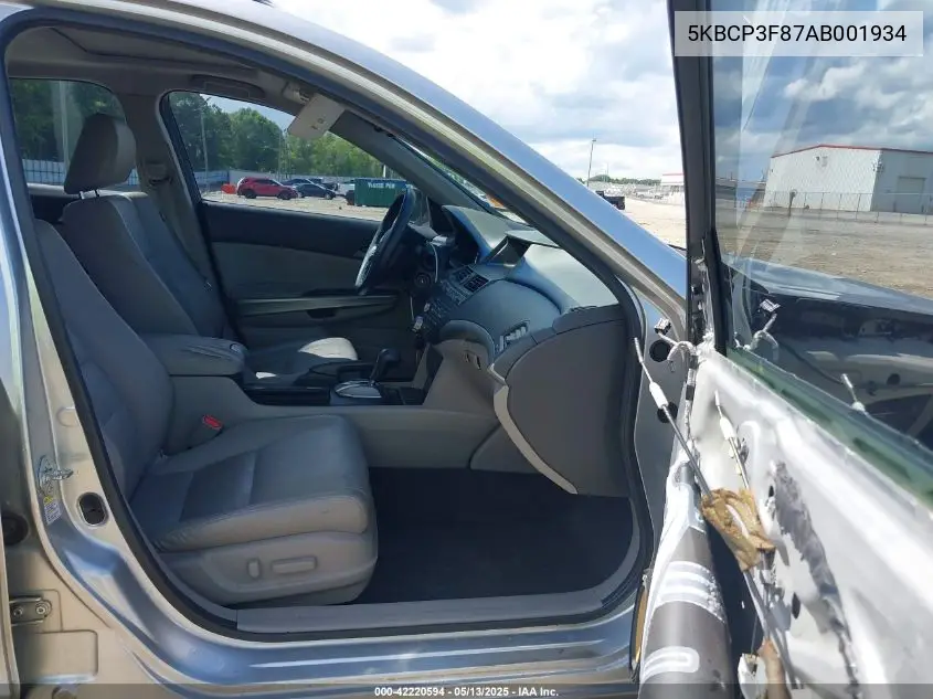 2010 Honda Accord 3.5 Ex-L VIN: 5KBCP3F87AB001934 Lot: 42220594