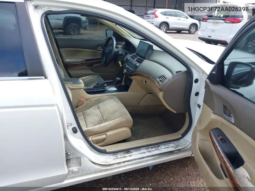 2010 Honda Accord 3.5 Ex VIN: 1HGCP3F72AA026398 Lot: 42254413