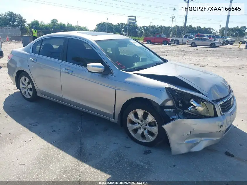 2010 Honda Accord 2.4 Ex VIN: 1HGCP2F7XAA166645 Lot: 42546166
