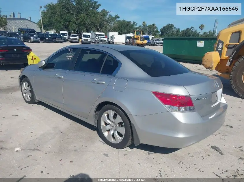2010 Honda Accord 2.4 Ex VIN: 1HGCP2F7XAA166645 Lot: 42546166