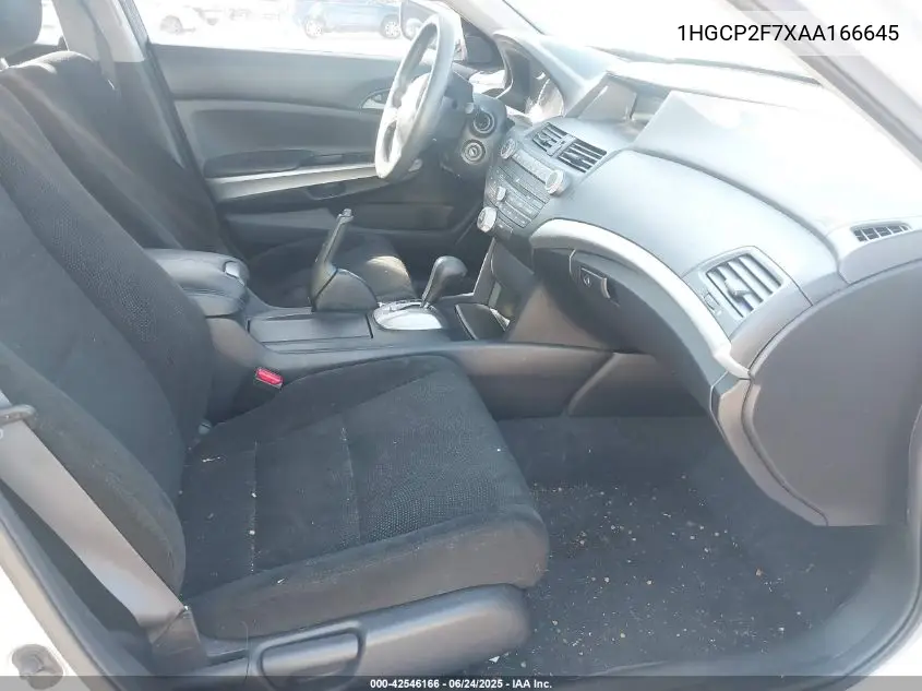2010 Honda Accord 2.4 Ex VIN: 1HGCP2F7XAA166645 Lot: 42546166