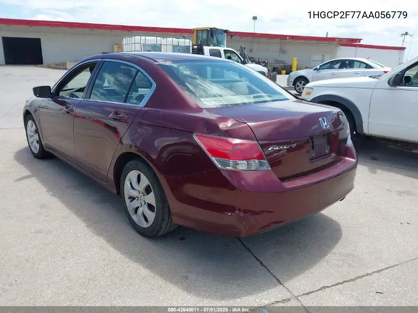 1hgcp2f77aa056779 1HGCP2F77AA056779 2010 Honda Accord 2.4 Ex