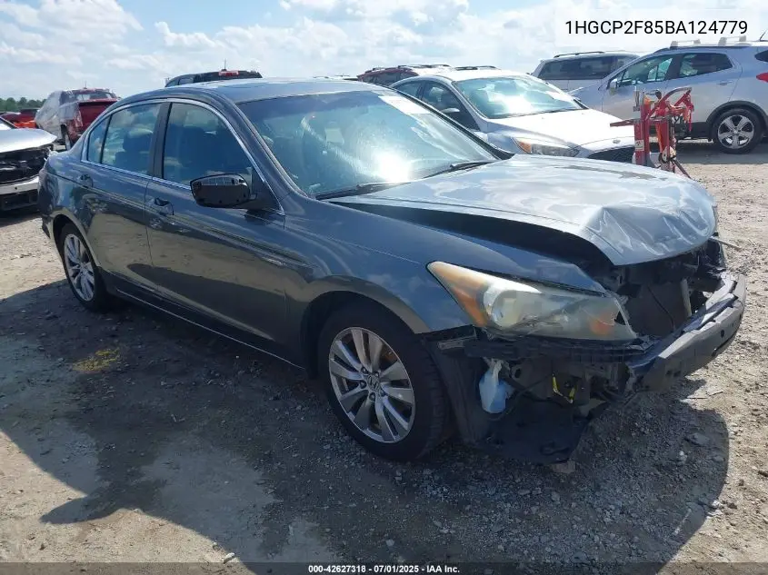 1hgcp2f85ba124779 1HGCP2F85BA124779 2011 Honda Accord 2.4 Ex-L