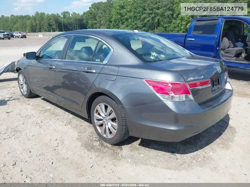 1hgcp2f85ba124779 1HGCP2F85BA124779 2011 Honda Accord 2.4 Ex-L