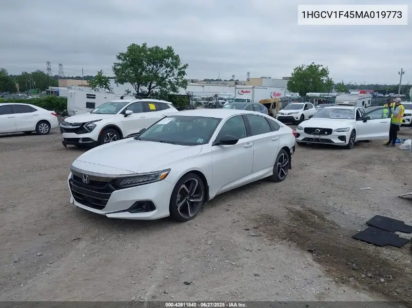 2021 Honda Accord Sport Special Edition VIN: 1HGCV1F45MA019773 Lot: 42611840