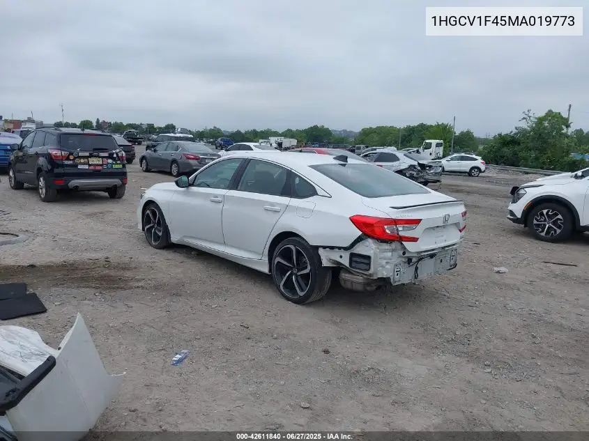 2021 Honda Accord Sport Special Edition VIN: 1HGCV1F45MA019773 Lot: 42611840