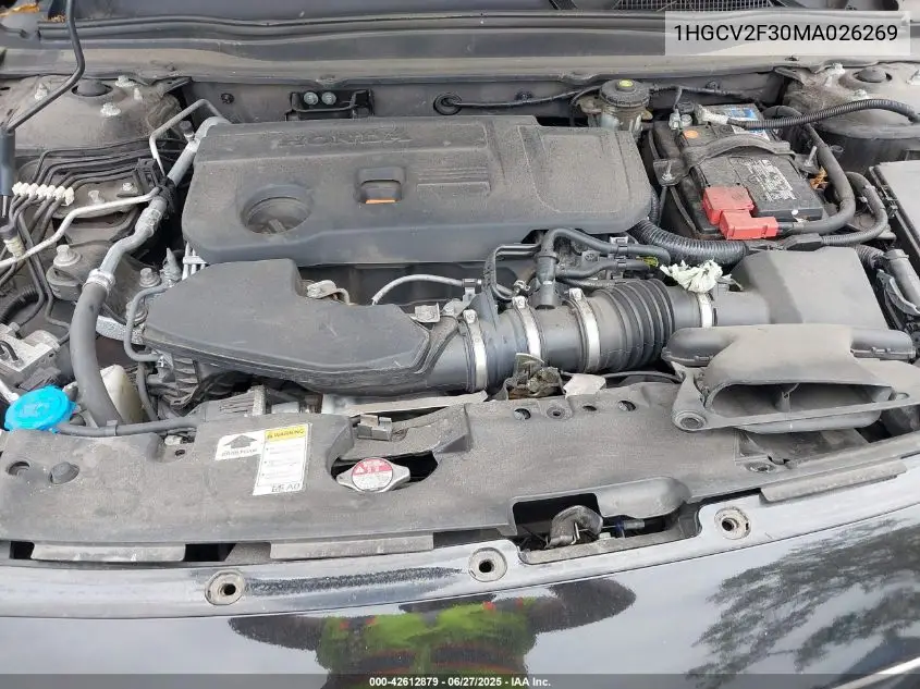 2021 Honda Accord Sport 2.0T VIN: 1HGCV2F30MA026269 Lot: 42612879