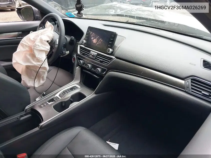 2021 Honda Accord Sport 2.0T VIN: 1HGCV2F30MA026269 Lot: 42612879