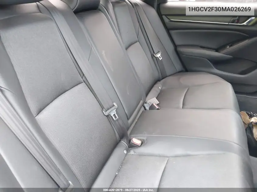 2021 Honda Accord Sport 2.0T VIN: 1HGCV2F30MA026269 Lot: 42612879