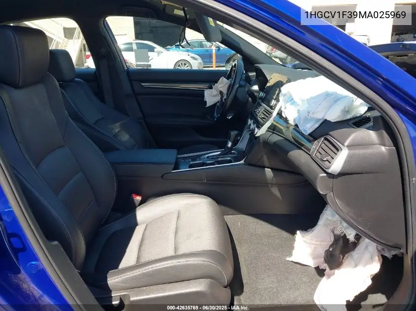 2021 Honda Accord Sport VIN: 1HGCV1F39MA025969 Lot: 42635769