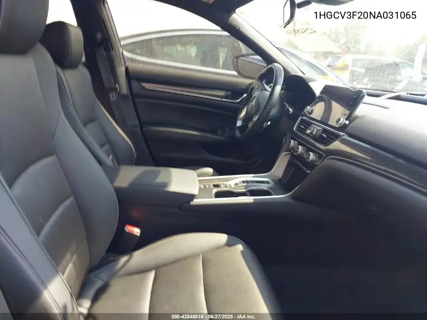 2022 Honda Accord Hybrid Sport VIN: 1HGCV3F20NA031065 Lot: 42548016