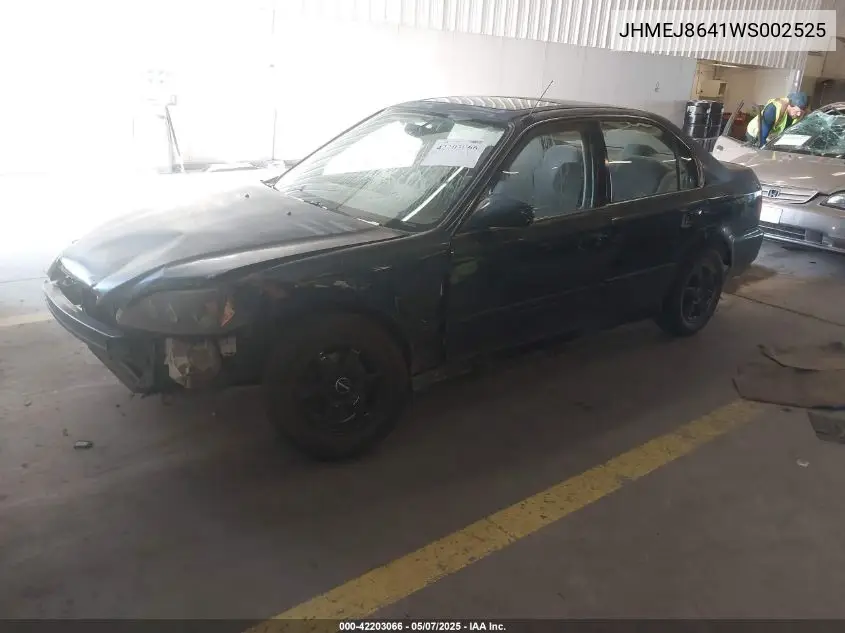 1998 Honda Civic Ex VIN: JHMEJ8641WS002525 Lot: 42203066