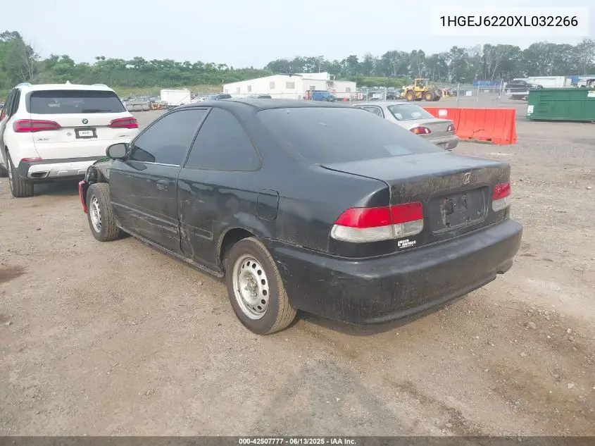 1999 Honda Civic Dx VIN: 1HGEJ6220XL032266 Lot: 42507777