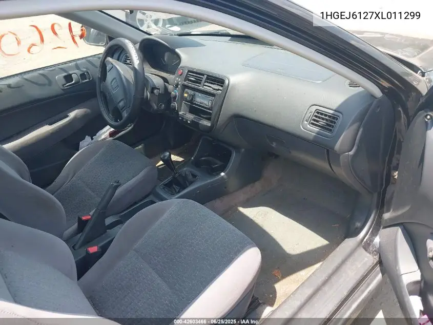 1999 Honda Civic Dx VIN: 1HGEJ6127XL011299 Lot: 42603466